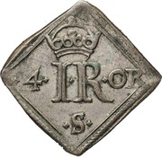 4 Öre "Klippingar" - Johan III Type I obverse image