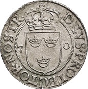 2 Öre - Johan III Bust; Type I reverse image