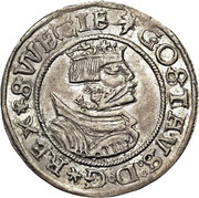 2 Öre - Gustav Vasa Svartsjö mint; bust type I obverse image