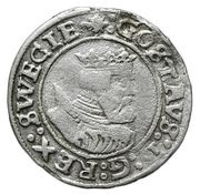 2 Öre - Gustav Vasa Svartsjö mint; bust type II obverse image