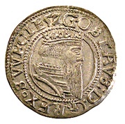 2 Öre - Gustav Vasa Åbo mint; Type I obverse image