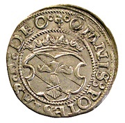 2 Öre - Gustav Vasa Åbo mint; Type I reverse image