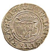 ½ Mark - Gustav Vasa Type I, Sweden, 1556-1557 reverse image