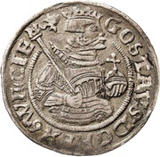 ½ Mark - Gustav Vasa Svartsjö mint; bust type I obverse image