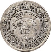 ½ Mark - Gustav Vasa Svartsjö mint; bust type II reverse image