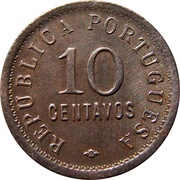 10 Centavos reverse image