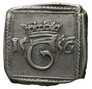 4 Öre "Klippingar" - Gustav Vasa Square type; Åbo mint obverse image