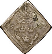 8 Öre "Klippingar" - Erik XIV Type I, Sweden, 1562 reverse image