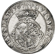 1 Mark - Erik XIV Arms type II; legend type II reverse image