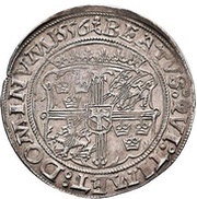 1 Mark - Gustav Vasa Åbo mint; Type II reverse image