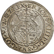 2 Mark - Erik XIV Arms type I obverse image