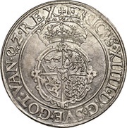 2 Mark - Erik XIV Arms type II obverse image