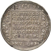 2 Mark - Gustav Vasa, Sweden, 1556-1560 reverse image