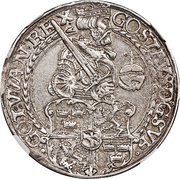 1 Daler - Gustav Vasa Svartsjö mint obverse image