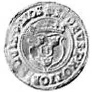 ½ Mark - Gustav Vasa Type IV, Sweden, 1537 reverse image