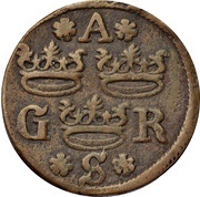 1 Fÿrk - Gustav II Adolf Arboga mint obverse image