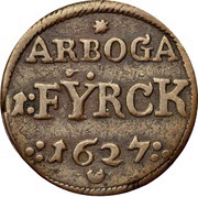 1 Fÿrk - Gustav II Adolf Arboga mint reverse image