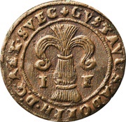 1 Fyrk - Gustav II Adolf Nyköping mint; type II obverse image