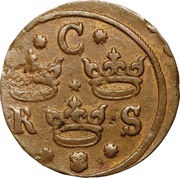 ¼ Öre - Kristina obverse image