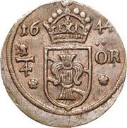 ¼ Öre - Kristina Avesta mint reverse image