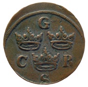 ¼ Öre - Karl X Gustav obverse image