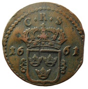 1 Öre - Charles XI obverse image