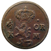 ½ Öre - Charles XI, Sweden, 1661-1664 reverse image