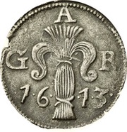 1 Öre - Gustav II Adolf Stockholm mint; type I obverse image