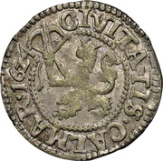 1 Öre - Gustav II Adolf Kalmar mint, Sweden, 1623-1627 reverse image