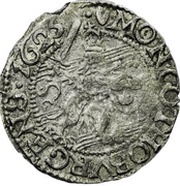 1 Öre - Gustav II Adolf Göteborg mint, Sweden, 1625-1626 reverse image
