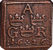 1 Öre "Klippingar" - Gustav II Adolf Arboga mint obverse image