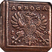 1 Öre "Klippingar" - Gustav II Adolf Arboga mint reverse image