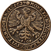 1 Öre - Gustav II Adolf Arboga mint; type IIb, Sweden, 1627-1628 reverse image