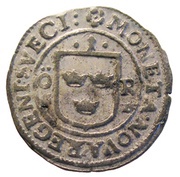 1 Öre - Karl X Gustav Type II, Sweden, 1654-1660 reverse image