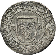 2 Öre - Karl IX Type II, Sweden, 1608-1611 reverse image