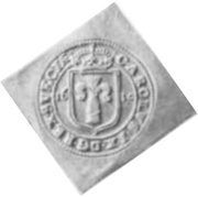 2 Öre - Karl IX Struck on square flan obverse image