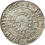 4 Öre - Karl IX First serie, Sweden, 1605-1606 reverse image