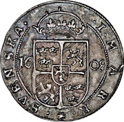 1 Mark - Karl IX Second serie, Sweden, 1607-1611 reverse image