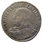 1 Mark - Karl X Gustav Type II obverse image