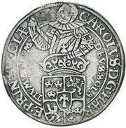 ¼ Daler / 1 Ort - Karl "Lord Protector" Type II obverse image