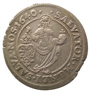 ¼ Riksdaler - Kristina Type I, Sweden, 1640-1641 reverse image