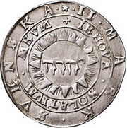 2 Mark - Karl IX First serie, Sweden, 1604-1606 reverse image