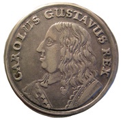 2 Mark - Karl X Gustav Type I obverse image