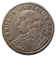 2 Mark - Karl X Gustav Coronation of Karl X Gustav obverse image