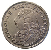 2 Mark - Karl X Gustav Type II obverse image