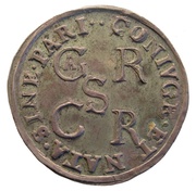 2 Mark - Karl X Gustav Maria Eleonora's funeral, Sweden, 1655 reverse image