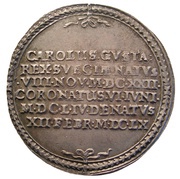 ⅓ Riksdaler - Karl X Gustav Funeral of Karl X obverse image