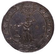 ½ Riksdaler - Karl IX, Sweden, 1607 reverse image