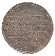 ½ Riksdaler - Gustav II Adolf Coronation of Maria Eleonora obverse image