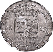 4 Mark - Karl IX Second serie, Sweden, 1607-1611 reverse image
